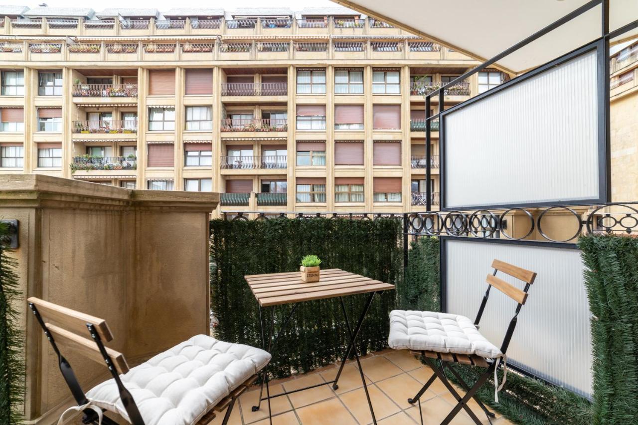 Comfy & Luminous Terrace Apartment San Sebastián Exterior foto
